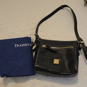 Dooney & Bourke Disney Black Leather Shoulder Bag